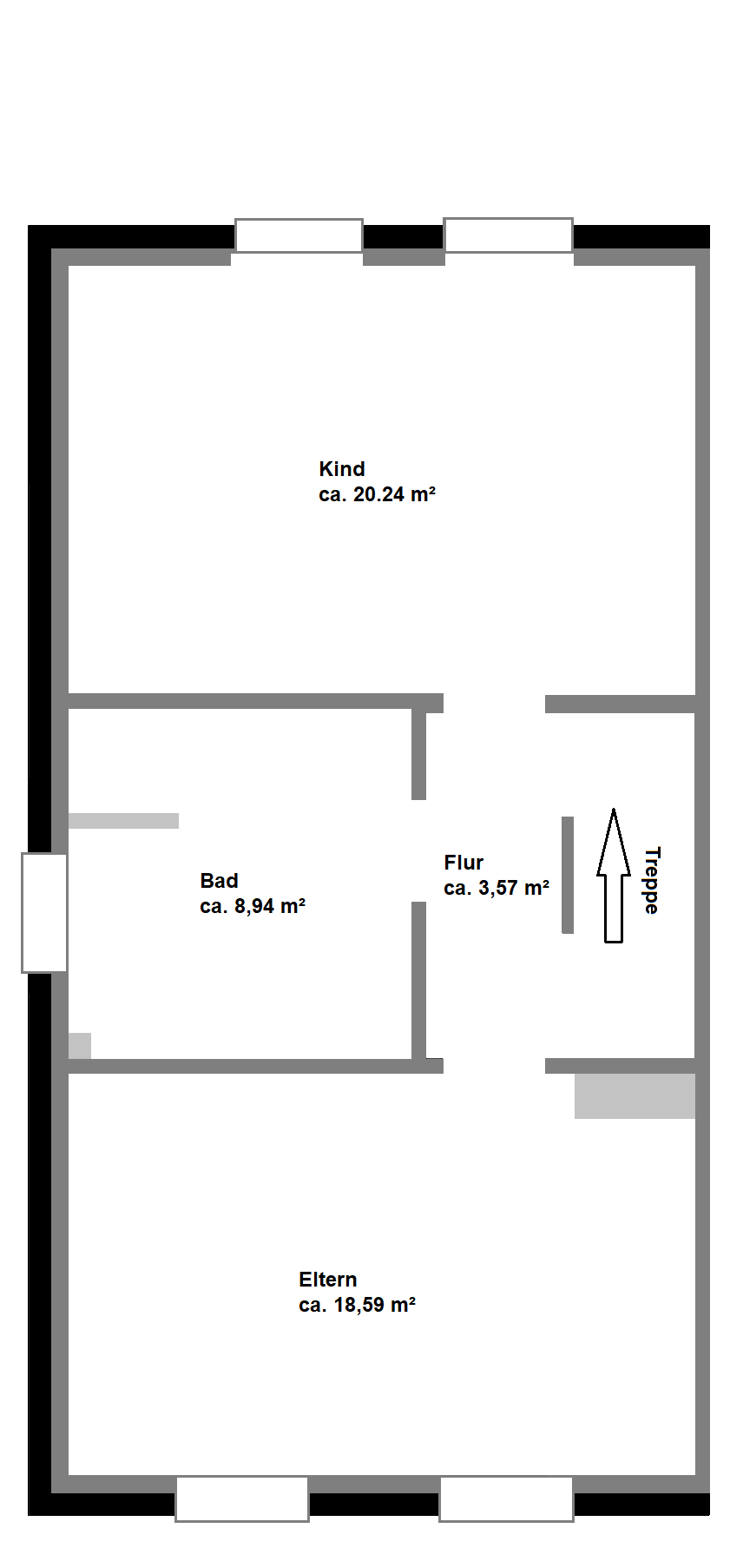 Grundriss 1. Obergeschoss