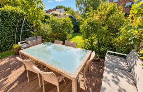03 Geschützte Gartenterrasse im Grünen Schmuckstück für Familien in Lichtenberg