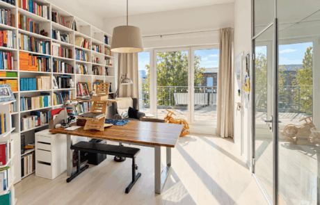 05 Helles Studio _ Homeoffice mit Zugang zur Dachterrasse Schmuckstück für Familien in Lichtenberg